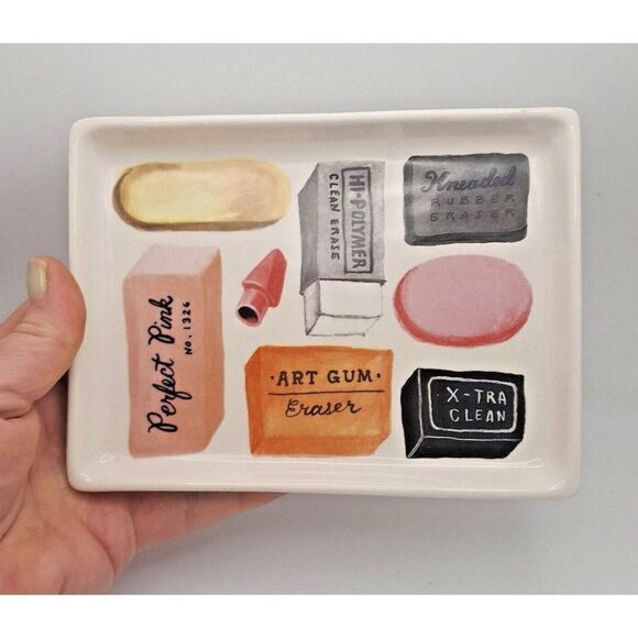 Angela Staehling  Sketchbook Series by Magenta Eraser Trinket Stash Keep Dish - Picture 3 of 11